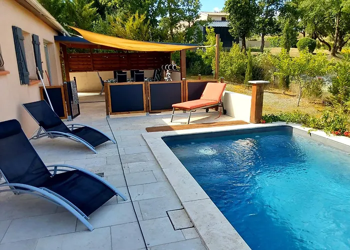Hotel Au Calme Avec Piscine Chauffee Privee Labastide-Marnhac