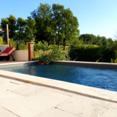 Отель Au Calme Avec Piscine Chauffee Privee Labastide-Marnhac